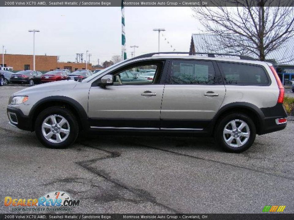 2008 Volvo XC70 AWD Seashell Metallic / Sandstone Beige Photo #2