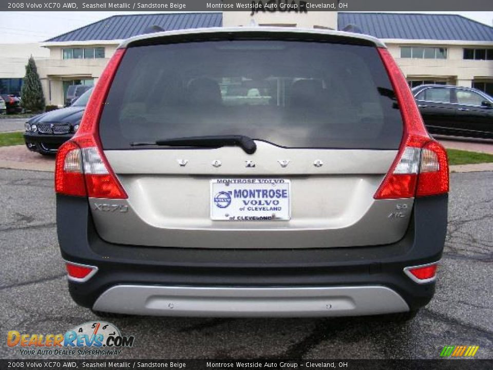 2008 Volvo XC70 AWD Seashell Metallic / Sandstone Beige Photo #4