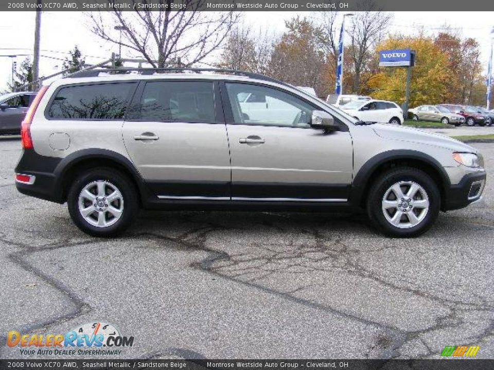 2008 Volvo XC70 AWD Seashell Metallic / Sandstone Beige Photo #6