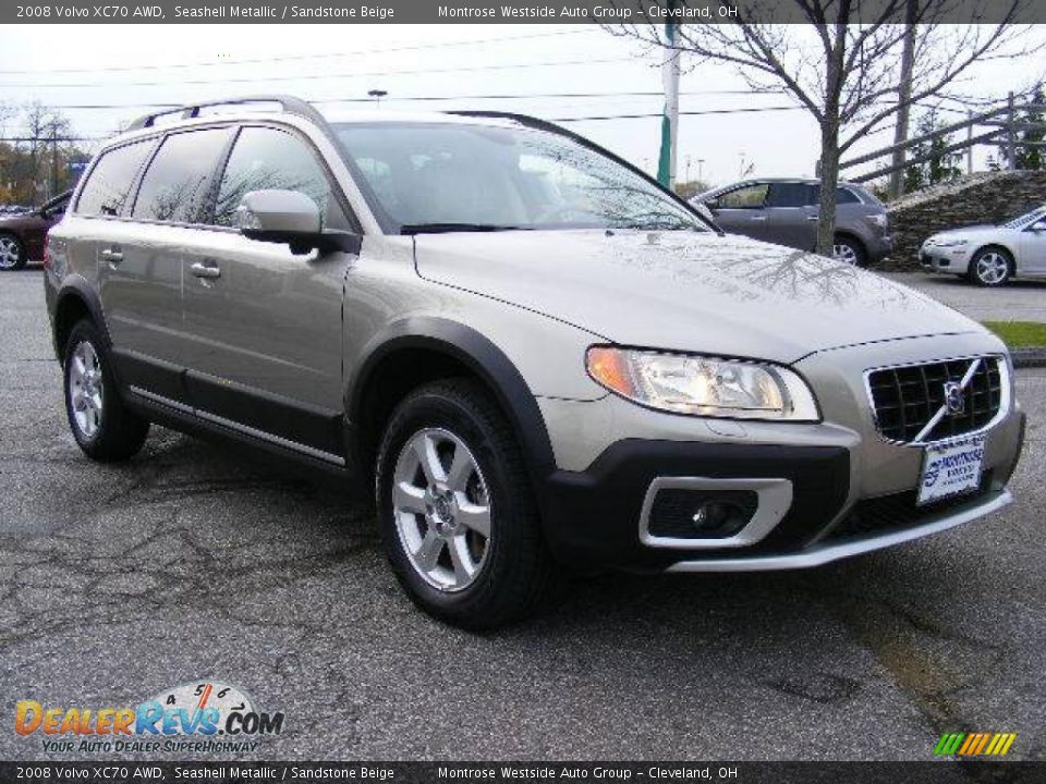 2008 Volvo XC70 AWD Seashell Metallic / Sandstone Beige Photo #7