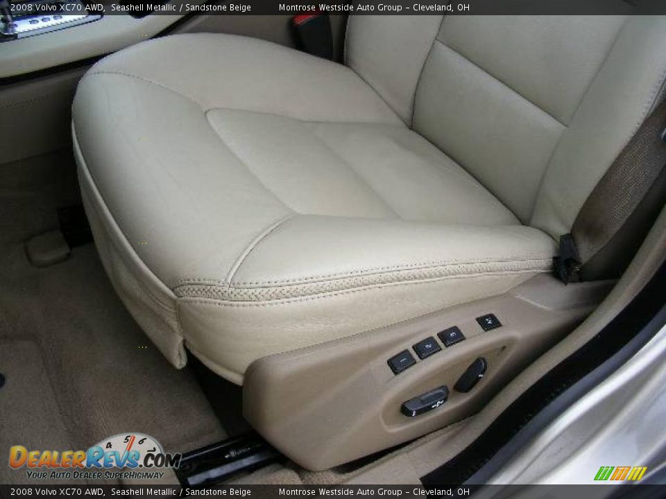 2008 Volvo XC70 AWD Seashell Metallic / Sandstone Beige Photo #10