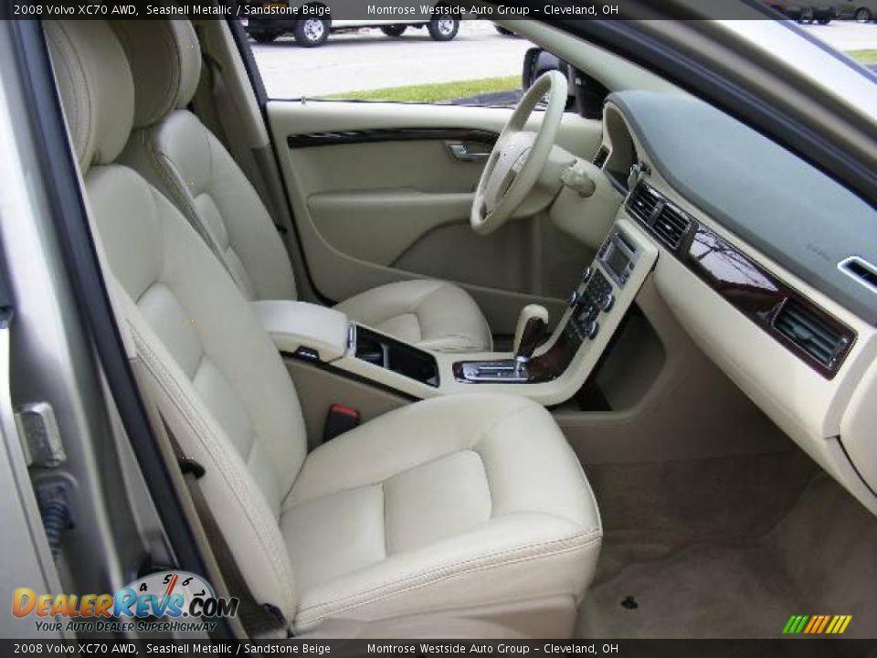 2008 Volvo XC70 AWD Seashell Metallic / Sandstone Beige Photo #13