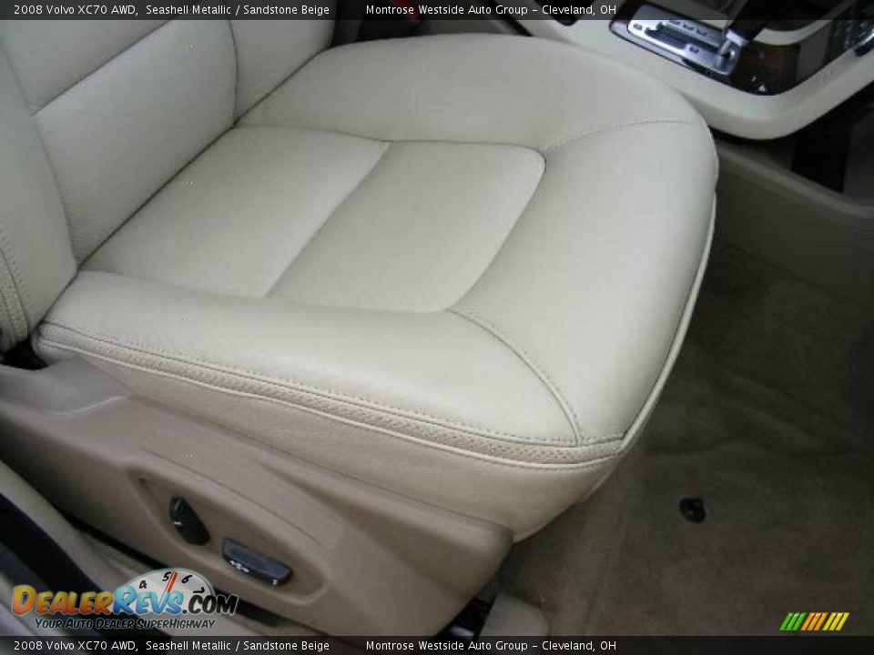 2008 Volvo XC70 AWD Seashell Metallic / Sandstone Beige Photo #14