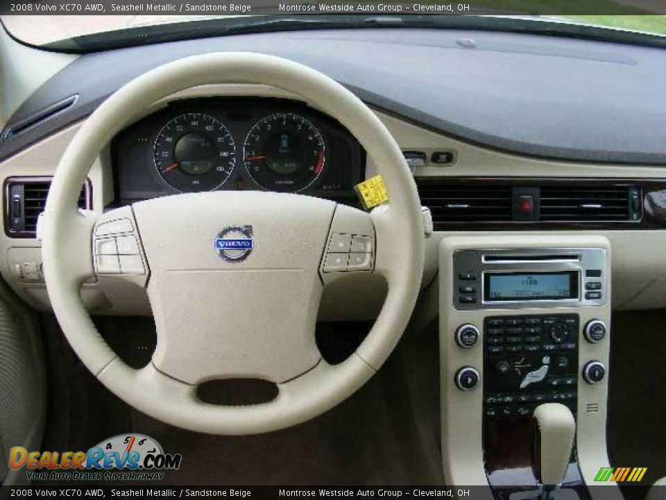 2008 Volvo XC70 AWD Seashell Metallic / Sandstone Beige Photo #15