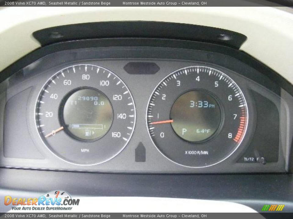 2008 Volvo XC70 AWD Seashell Metallic / Sandstone Beige Photo #19