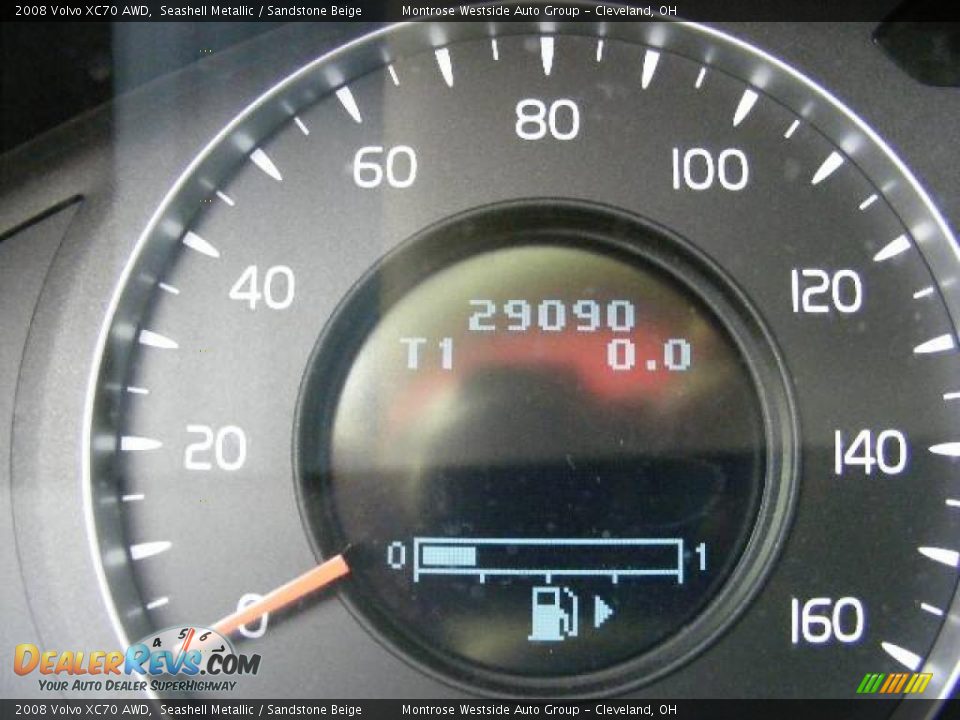 2008 Volvo XC70 AWD Seashell Metallic / Sandstone Beige Photo #20