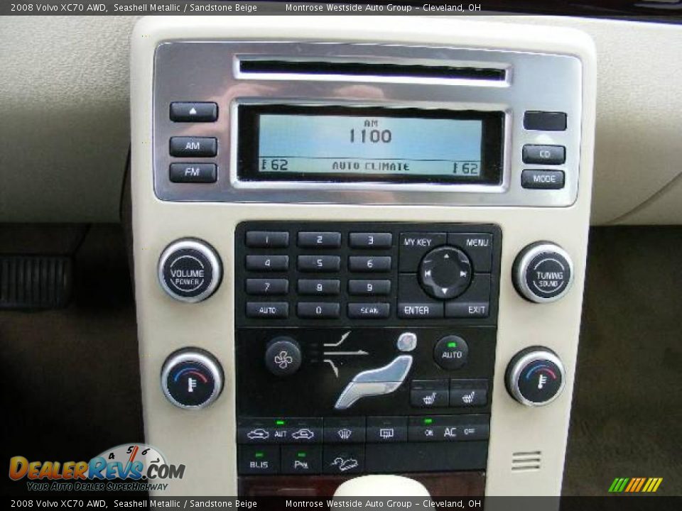 2008 Volvo XC70 AWD Seashell Metallic / Sandstone Beige Photo #21