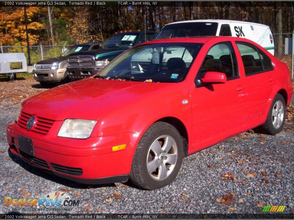 2002 Volkswagen Jetta GLS Sedan Tornado Red / Black Photo #1