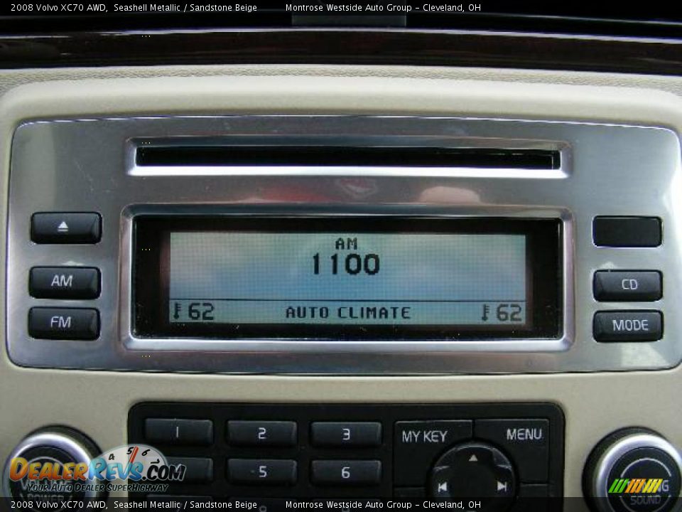 2008 Volvo XC70 AWD Seashell Metallic / Sandstone Beige Photo #22