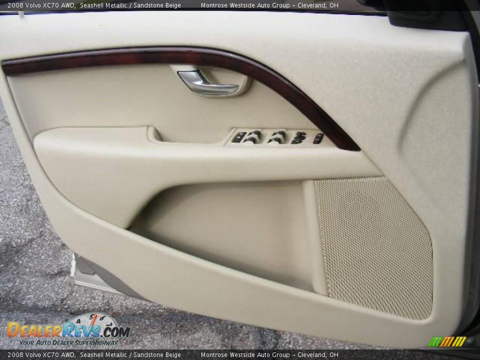 2008 Volvo XC70 AWD Seashell Metallic / Sandstone Beige Photo #27