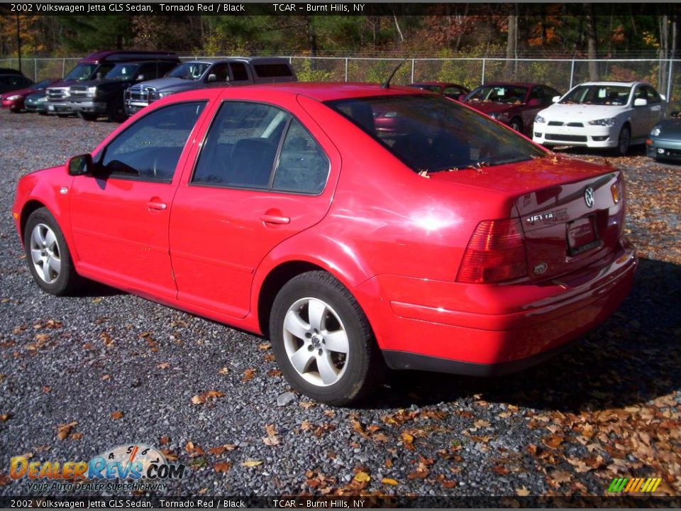 2002 Volkswagen Jetta GLS Sedan Tornado Red / Black Photo #4