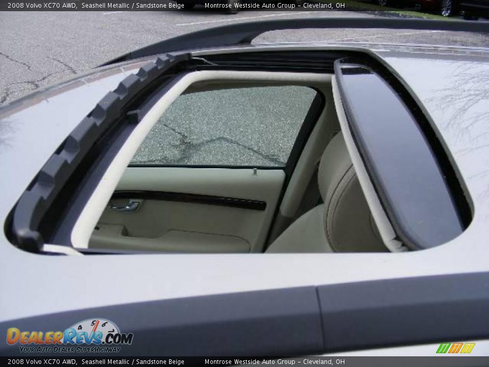 2008 Volvo XC70 AWD Seashell Metallic / Sandstone Beige Photo #28