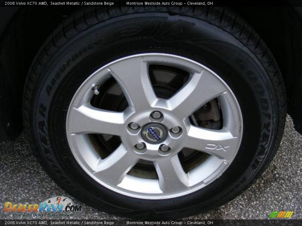 2008 Volvo XC70 AWD Seashell Metallic / Sandstone Beige Photo #30