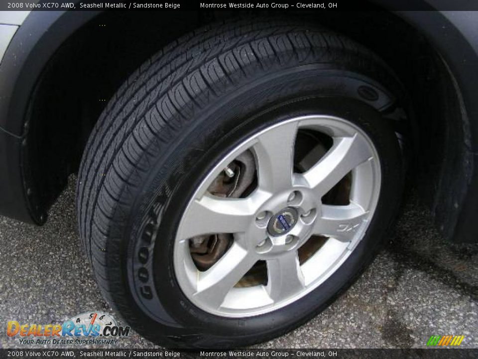 2008 Volvo XC70 AWD Seashell Metallic / Sandstone Beige Photo #31