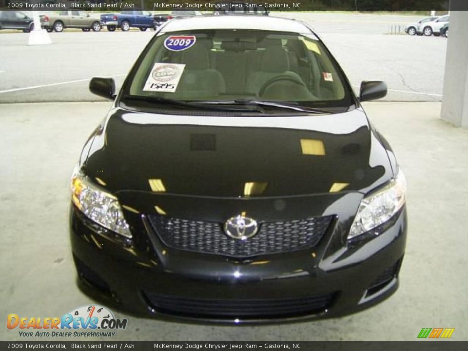 2009 Toyota Corolla Black Sand Pearl / Ash Photo #1