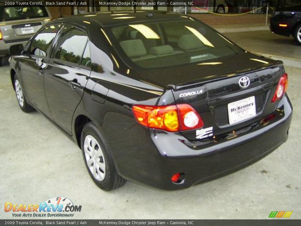 2009 Toyota Corolla Black Sand Pearl / Ash Photo #2
