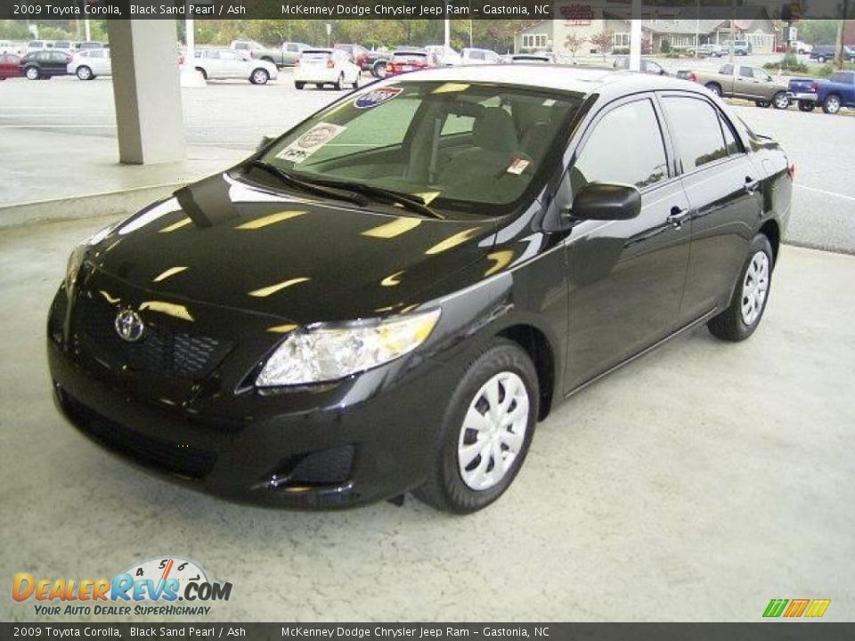 2009 Toyota Corolla Black Sand Pearl / Ash Photo #6