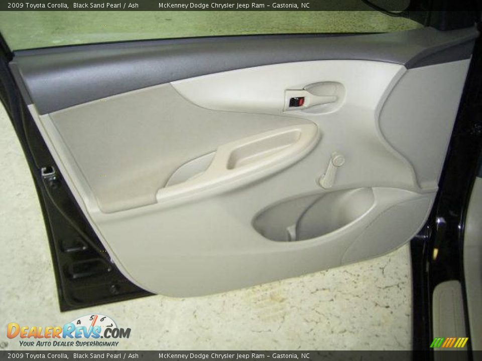 2009 Toyota Corolla Black Sand Pearl / Ash Photo #7