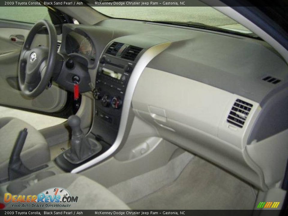 2009 Toyota Corolla Black Sand Pearl / Ash Photo #15