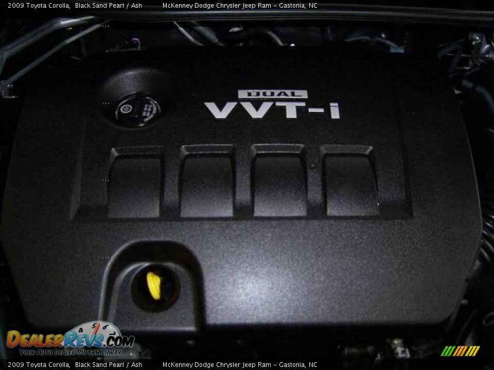 2009 Toyota Corolla Black Sand Pearl / Ash Photo #20