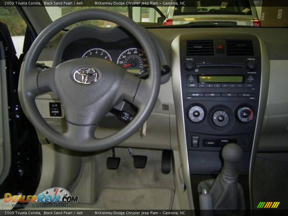 2009 Toyota Corolla Black Sand Pearl / Ash Photo #21