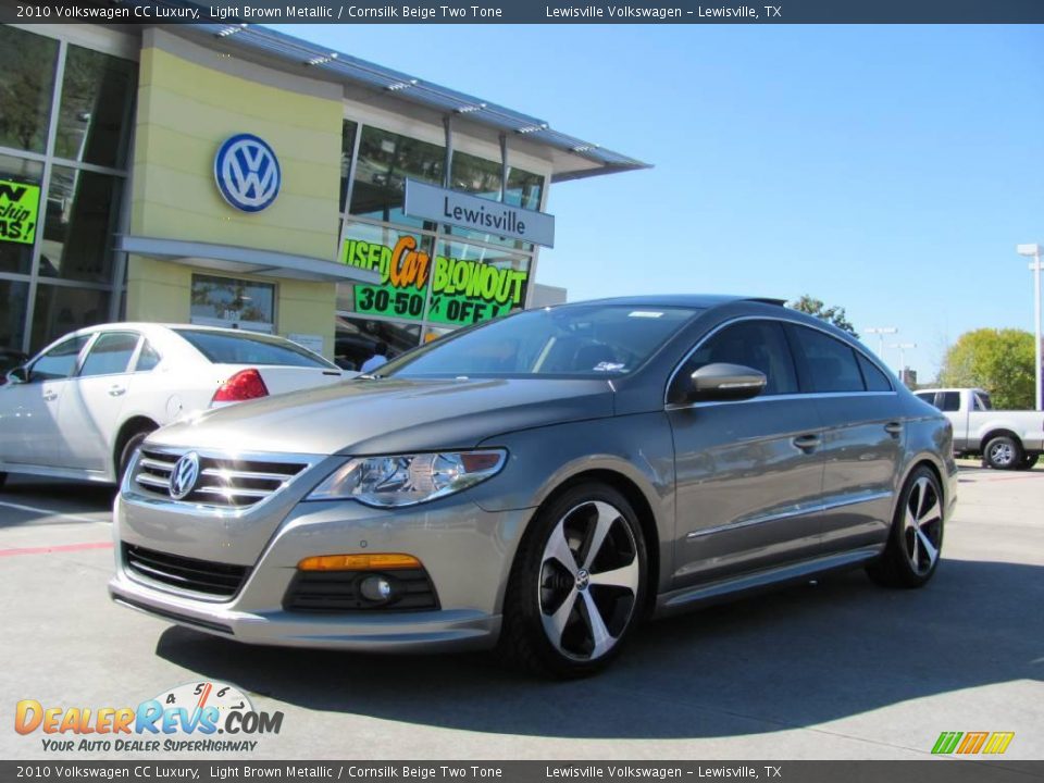 2010 Volkswagen CC Luxury Light Brown Metallic / Cornsilk Beige Two Tone Photo #1