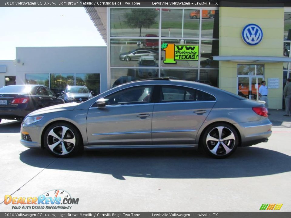2010 Volkswagen CC Luxury Light Brown Metallic / Cornsilk Beige Two Tone Photo #2