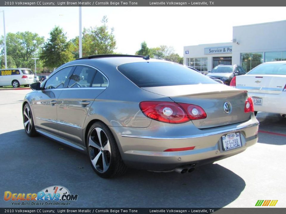 2010 Volkswagen CC Luxury Light Brown Metallic / Cornsilk Beige Two Tone Photo #3