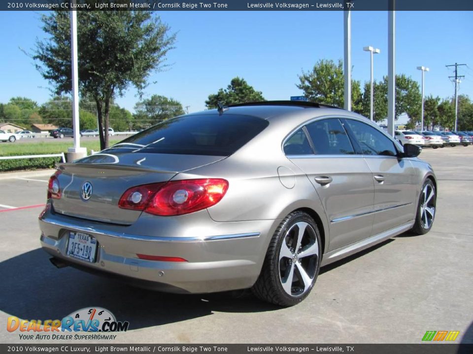 2010 Volkswagen CC Luxury Light Brown Metallic / Cornsilk Beige Two Tone Photo #5