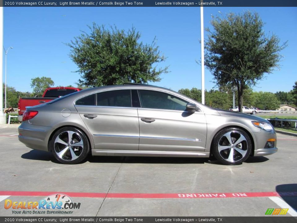 2010 Volkswagen CC Luxury Light Brown Metallic / Cornsilk Beige Two Tone Photo #6