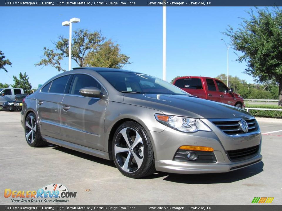 2010 Volkswagen CC Luxury Light Brown Metallic / Cornsilk Beige Two Tone Photo #7