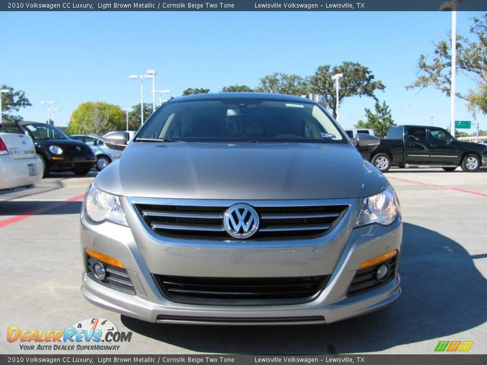 2010 Volkswagen CC Luxury Light Brown Metallic / Cornsilk Beige Two Tone Photo #8