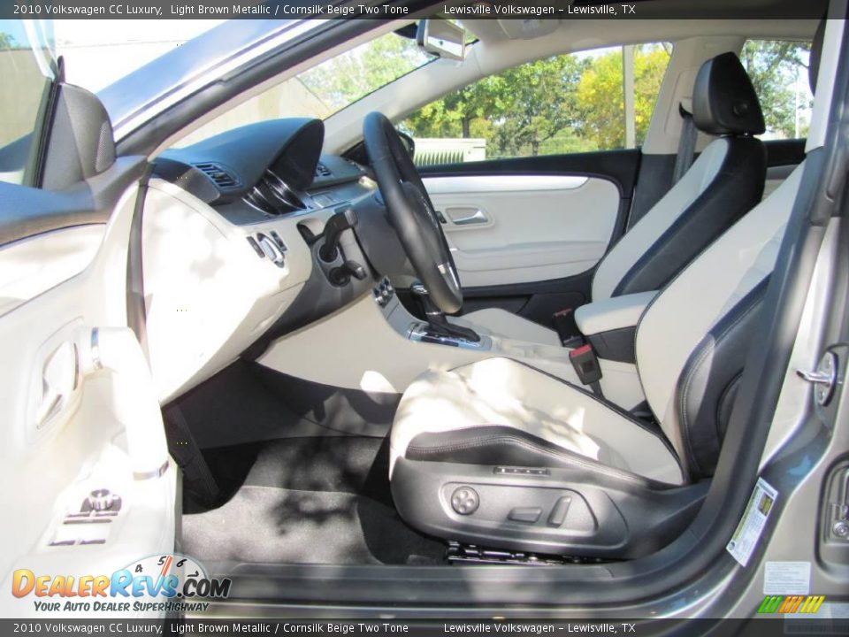 2010 Volkswagen CC Luxury Light Brown Metallic / Cornsilk Beige Two Tone Photo #9