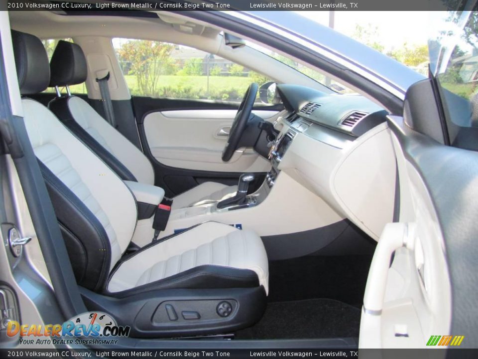 2010 Volkswagen CC Luxury Light Brown Metallic / Cornsilk Beige Two Tone Photo #10