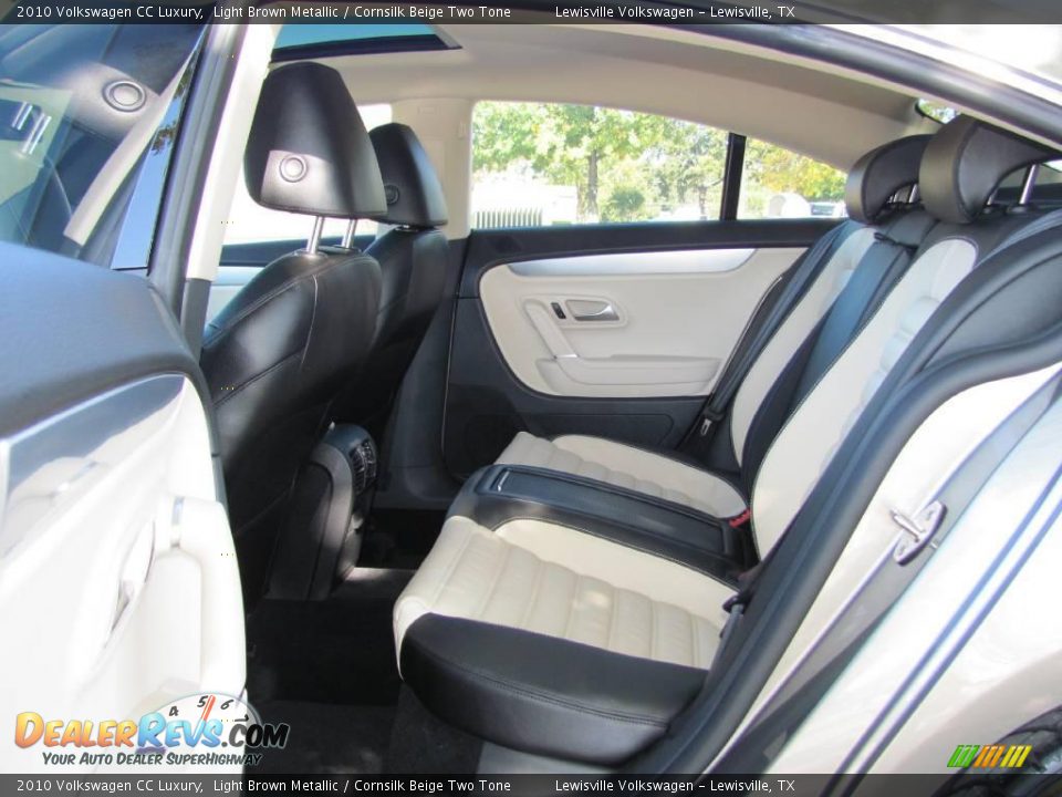 2010 Volkswagen CC Luxury Light Brown Metallic / Cornsilk Beige Two Tone Photo #12
