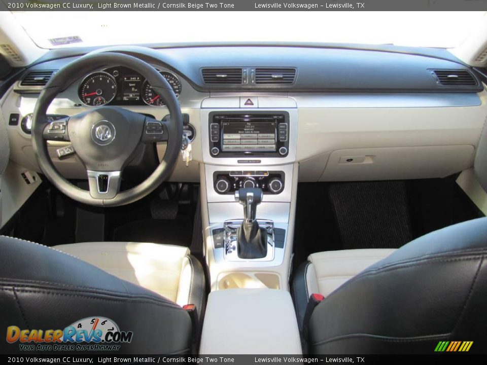 2010 Volkswagen CC Luxury Light Brown Metallic / Cornsilk Beige Two Tone Photo #13