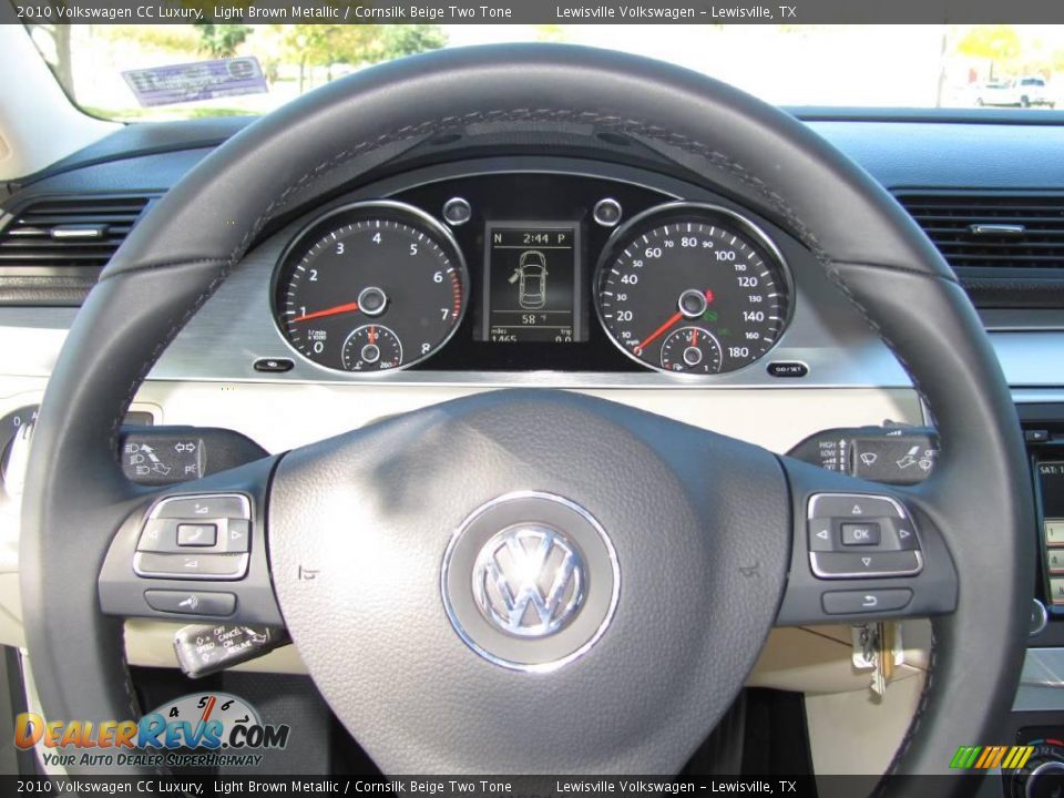 2010 Volkswagen CC Luxury Light Brown Metallic / Cornsilk Beige Two Tone Photo #15