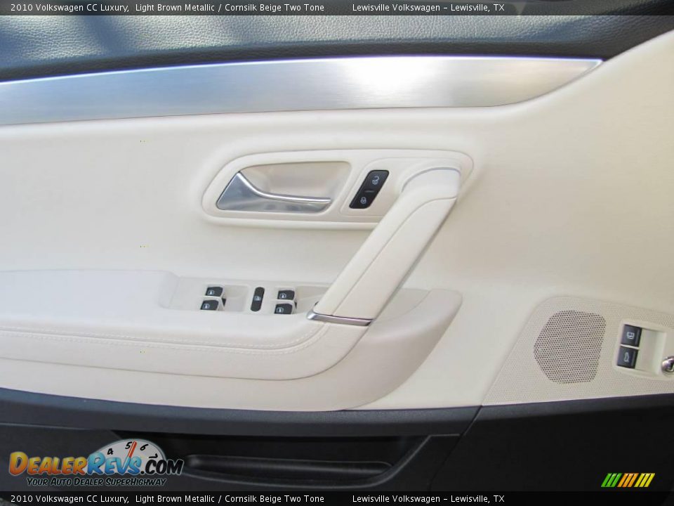 2010 Volkswagen CC Luxury Light Brown Metallic / Cornsilk Beige Two Tone Photo #16