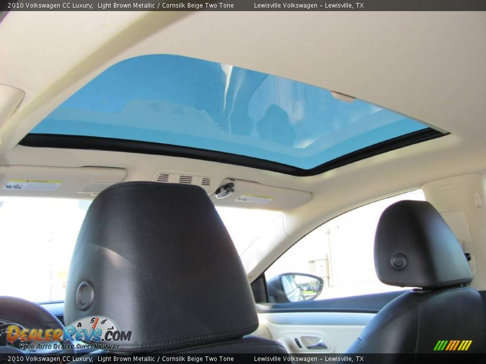 2010 Volkswagen CC Luxury Light Brown Metallic / Cornsilk Beige Two Tone Photo #19