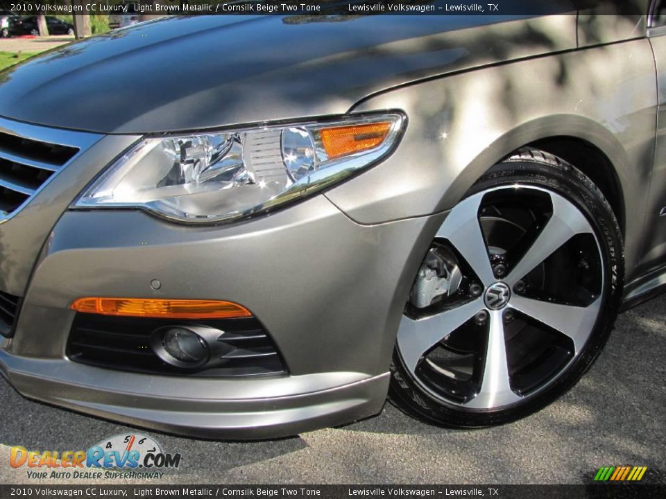 2010 Volkswagen CC Luxury Light Brown Metallic / Cornsilk Beige Two Tone Photo #23
