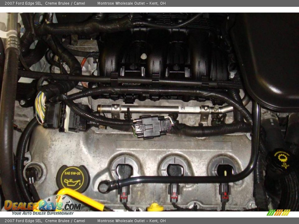 2007 Ford Edge SEL Creme Brulee / Camel Photo #22