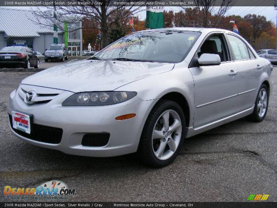 2008 Mazda MAZDA6 i Sport Sedan Silver Metallic / Gray Photo #1