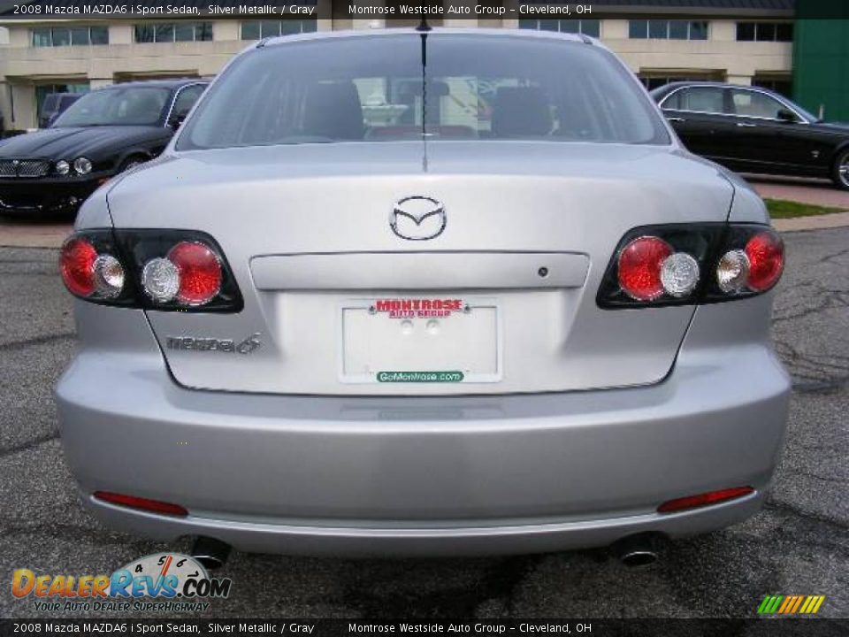 2008 Mazda MAZDA6 i Sport Sedan Silver Metallic / Gray Photo #4