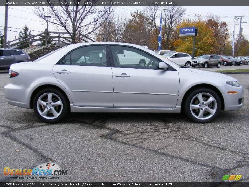 2008 Mazda MAZDA6 i Sport Sedan Silver Metallic / Gray Photo #6