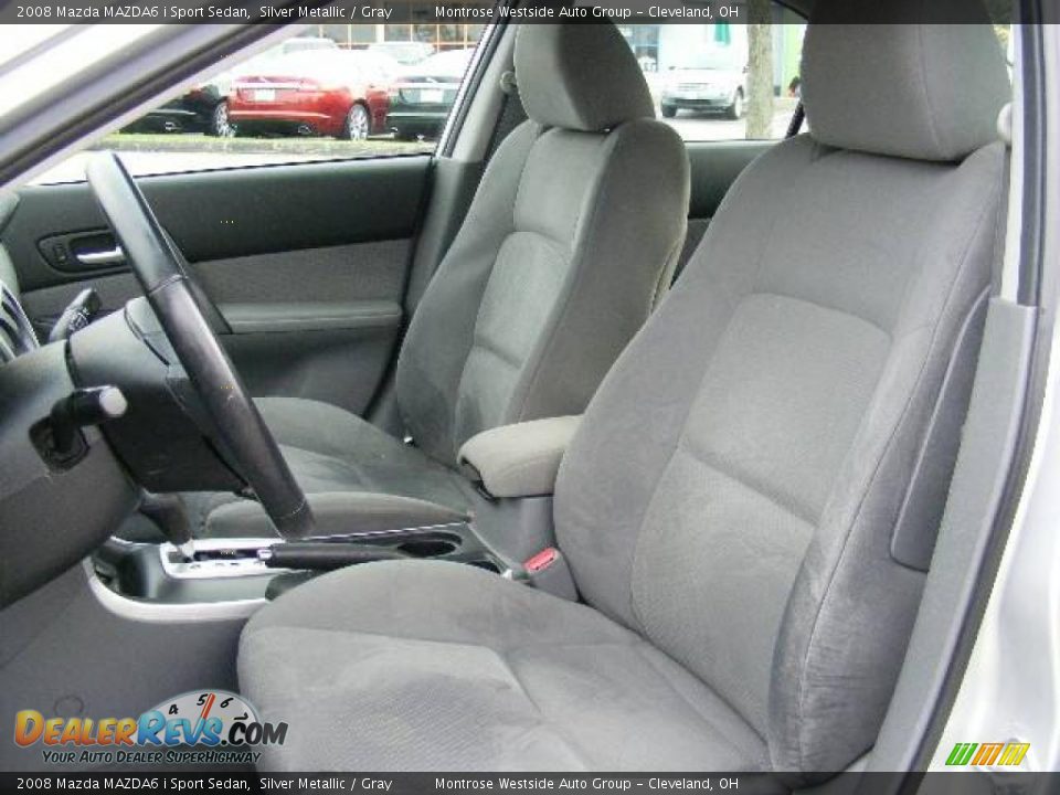 2008 Mazda MAZDA6 i Sport Sedan Silver Metallic / Gray Photo #9