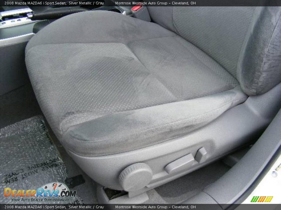 2008 Mazda MAZDA6 i Sport Sedan Silver Metallic / Gray Photo #10