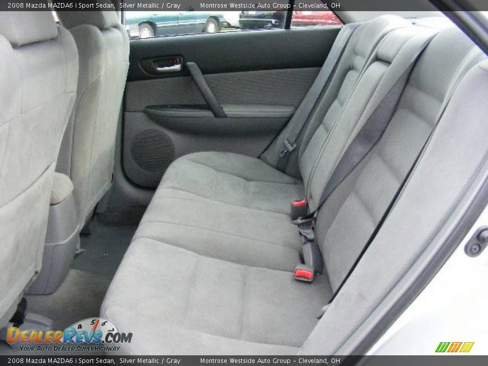 2008 Mazda MAZDA6 i Sport Sedan Silver Metallic / Gray Photo #11