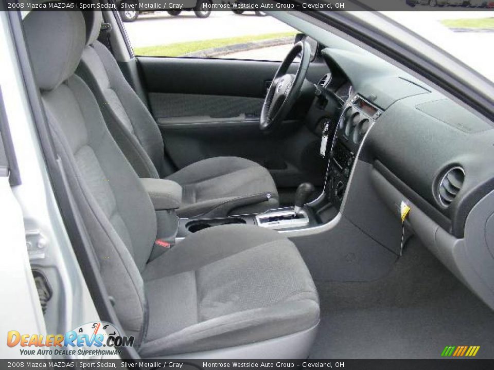2008 Mazda MAZDA6 i Sport Sedan Silver Metallic / Gray Photo #13