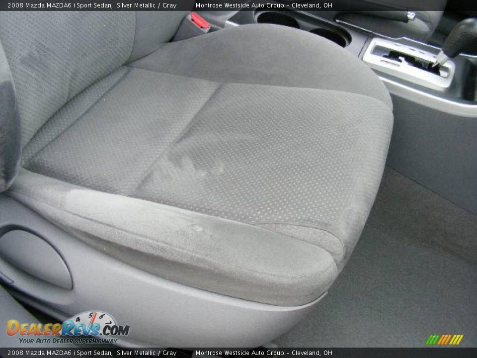 2008 Mazda MAZDA6 i Sport Sedan Silver Metallic / Gray Photo #14