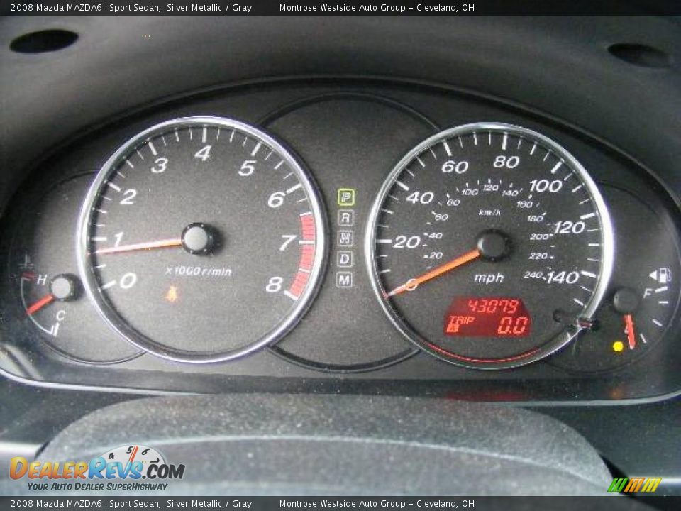 2008 Mazda MAZDA6 i Sport Sedan Silver Metallic / Gray Photo #17